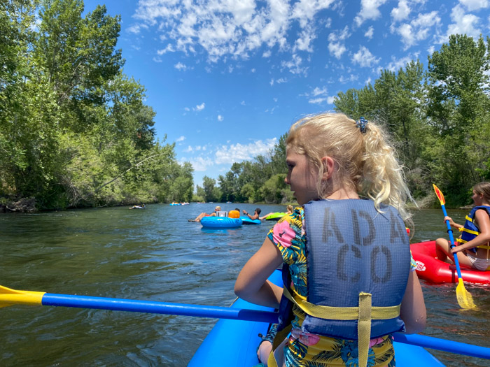 Floating The River Boise Idaho