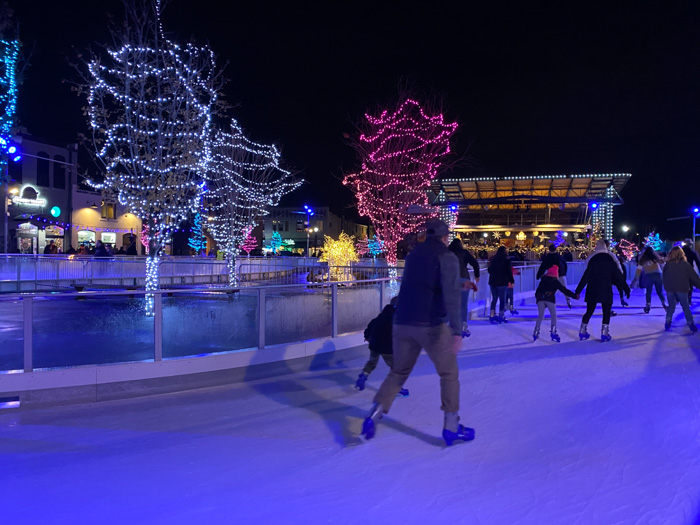 Ice Skating an Caldwell Winter Wonderland