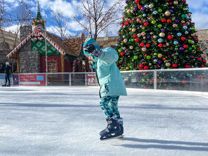 Ice skating at The Village in Meridian