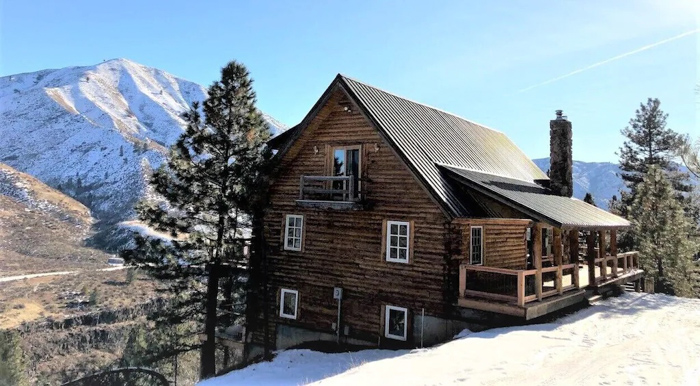 Log cabins near boise idaho