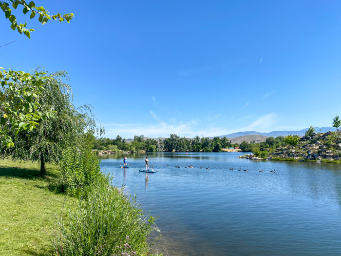 Paddle Board At Quinn's Pond In Boise