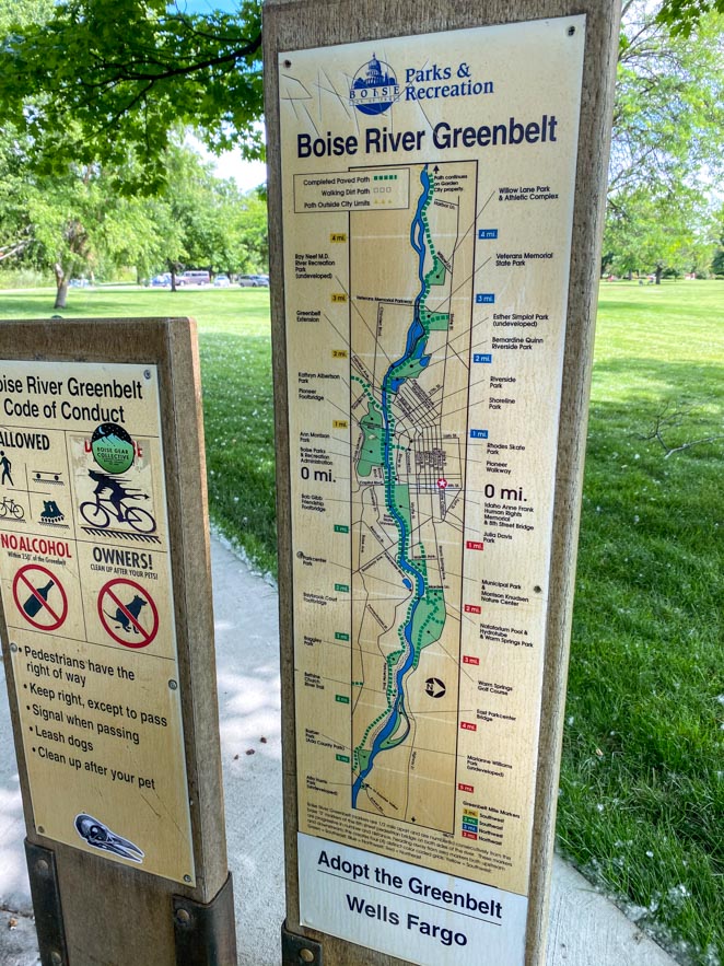 Boise River Greenbelt for boise Marathons