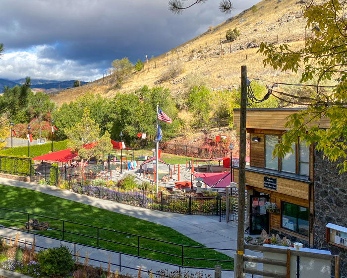 Lava Hot Springs hot pools