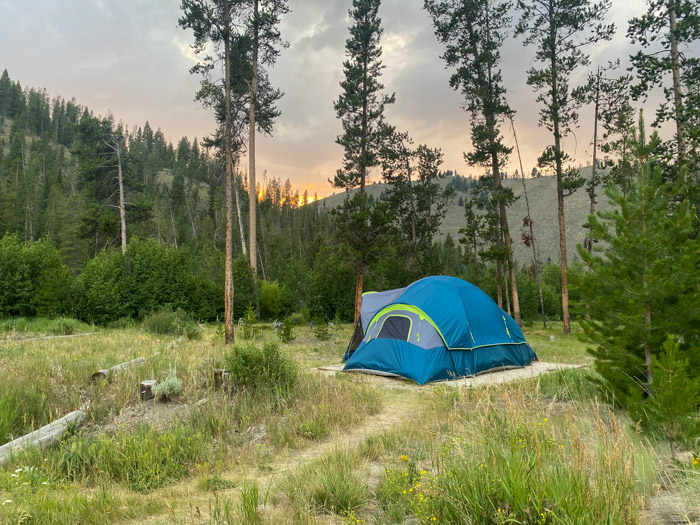 Camping In Stanley Idaho_