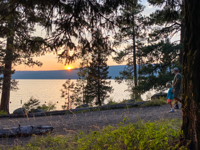 Hikes near McCall Idaho - Ponderosa State park with kids