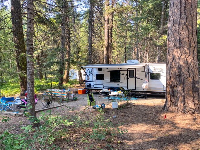 RV camping in Ponderosa State Park McCall