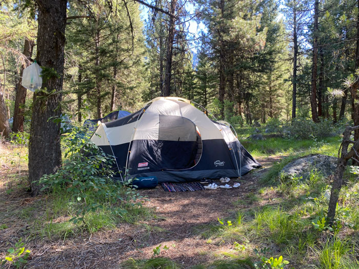 Tent camping 