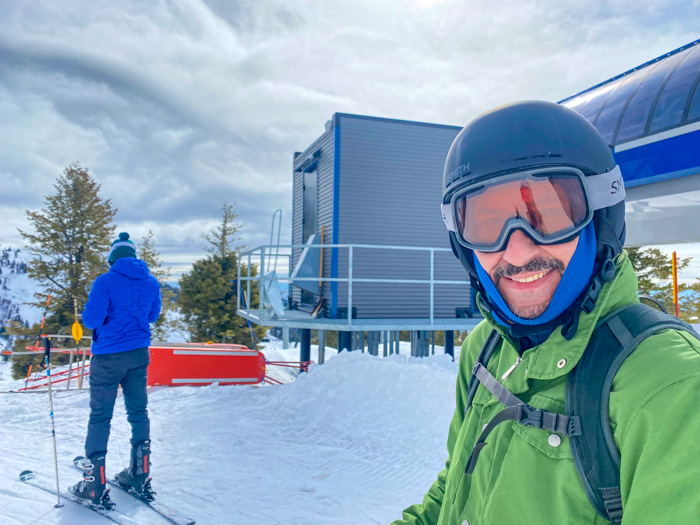 Skiing in Idaho at Bogus Basin Tony