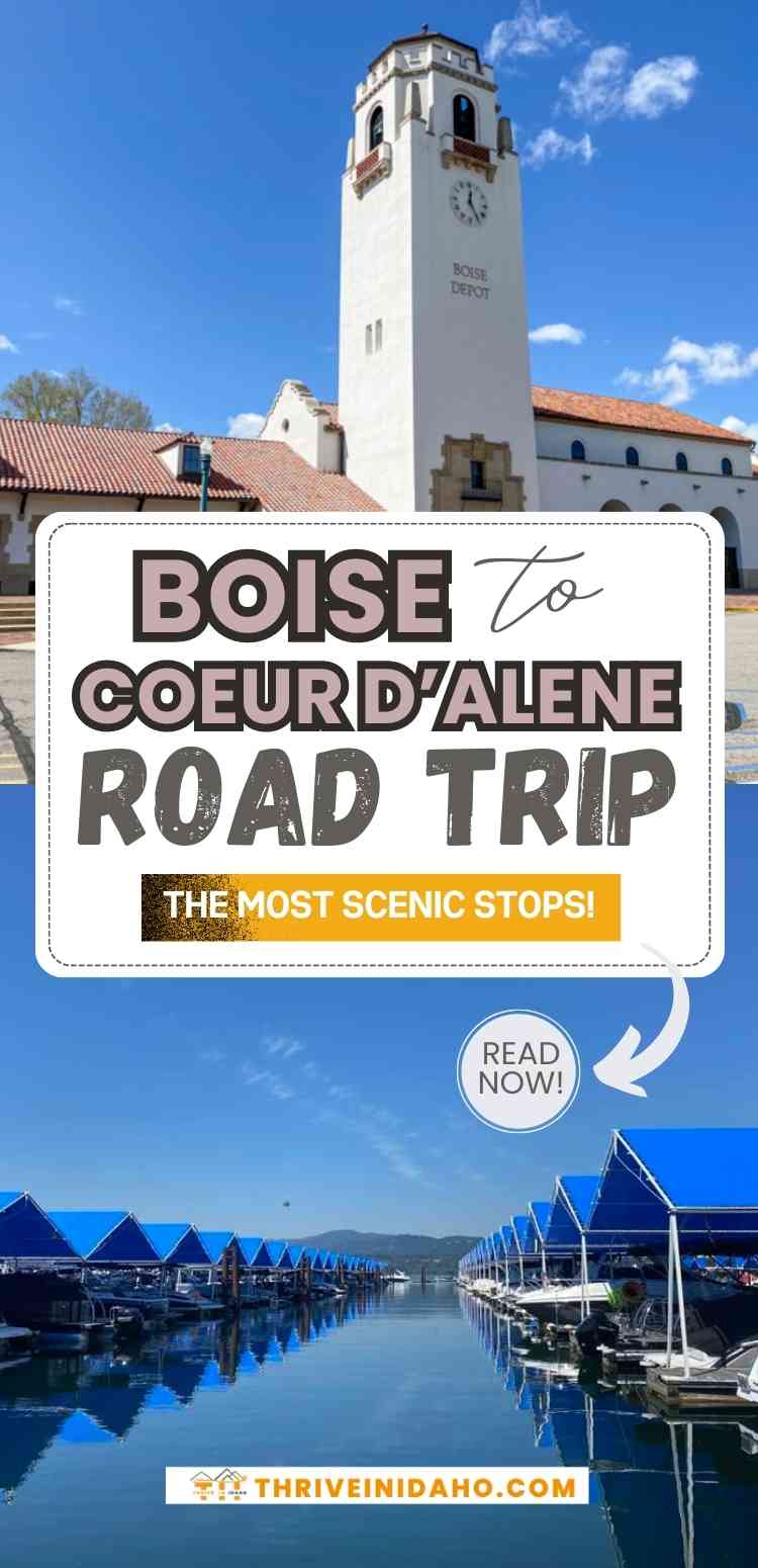 Boise to Coeur d'Alene Road Trip Fun Sites To See