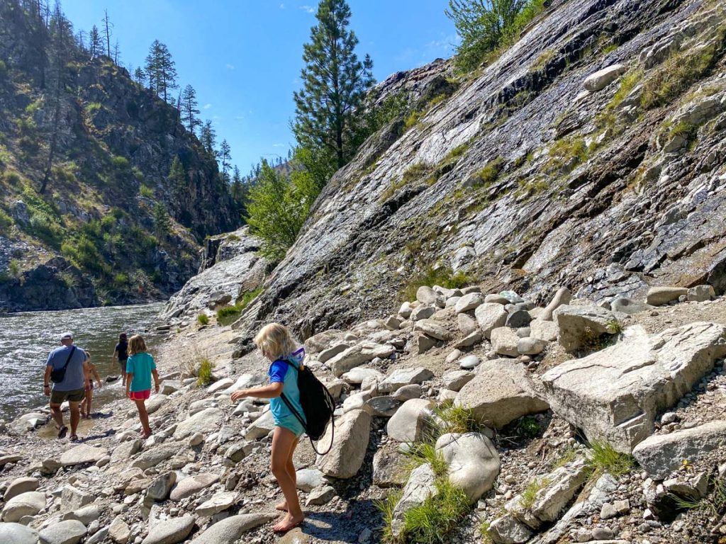 Pine Flats Hot Springs hike from campground 2