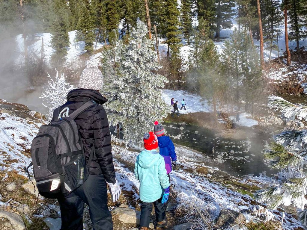 Winter hikes near Boise